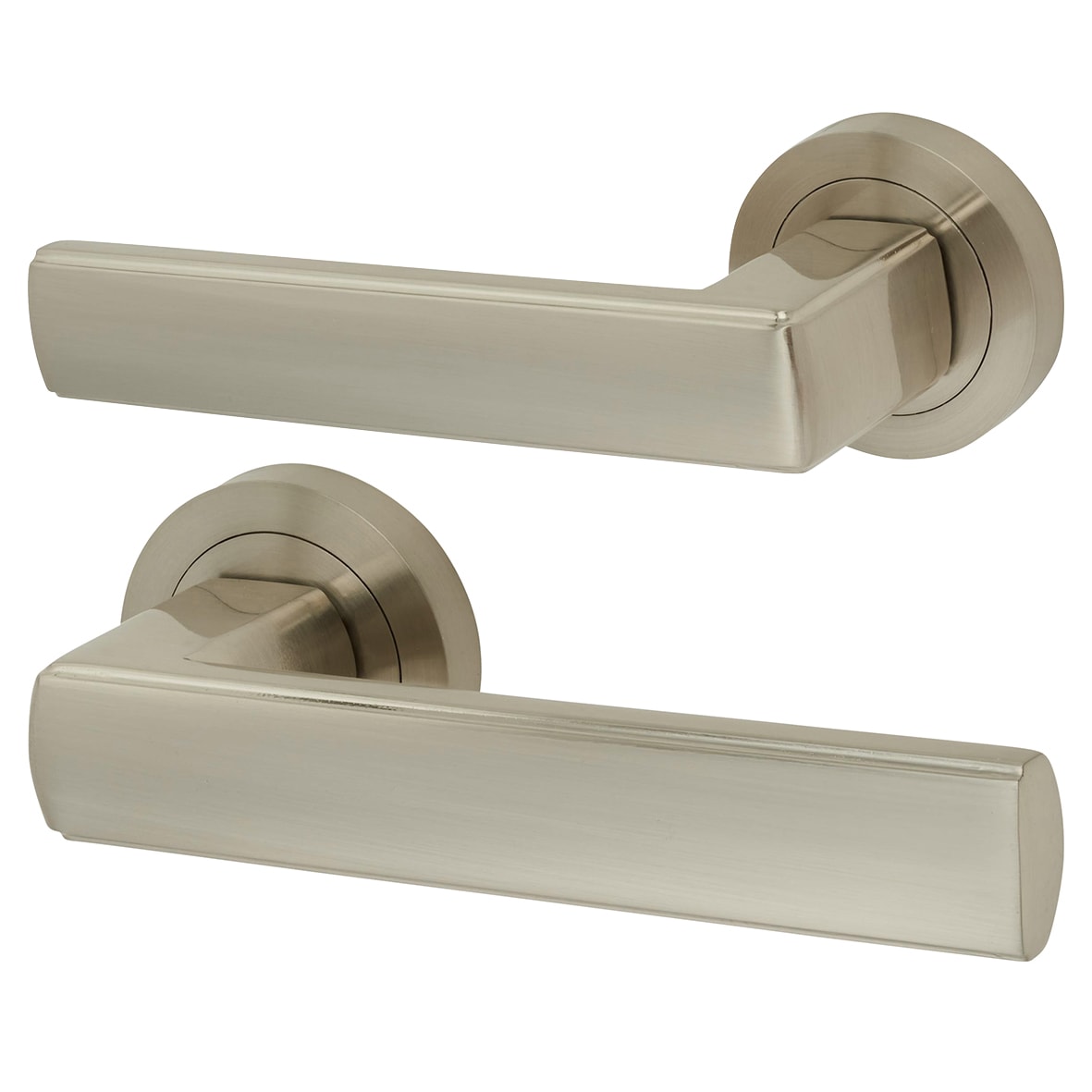 Satin Stainless Steel 19mm D-Bar Door Pull Handle - Bolt Fix - 425mm c/c - view 2