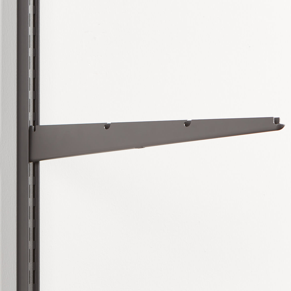 Garage+ Storage Top Track System - Click In Shelf Bracket - 534mm Length - Matt Grey - view 2