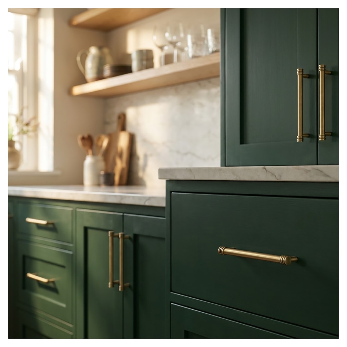 Hoxton Sturt 15mm T-Bar Cabinet Pull Handle - 224mm Centres - Satin Brass - view 5