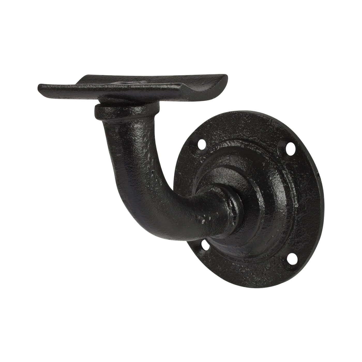Heavy Duty Handrail Bracket - 64mm Projection - Black Antique Iron - view 2