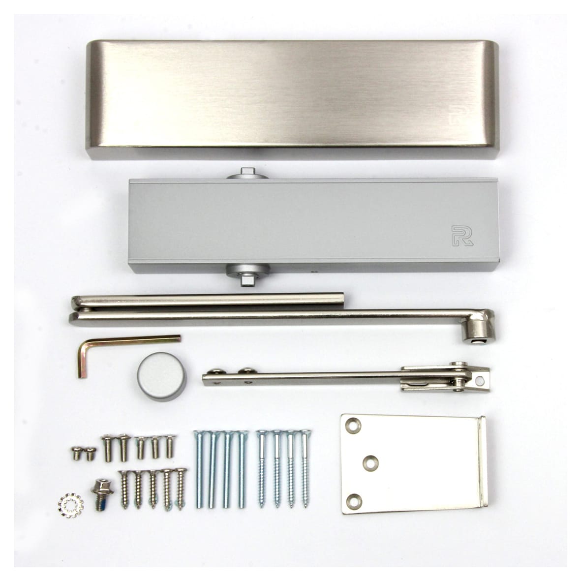 TS.9205 Overhead Fire Door Closer - Power Size 2-5 - Push/Pull Mounting - Satin Nickel - view 3