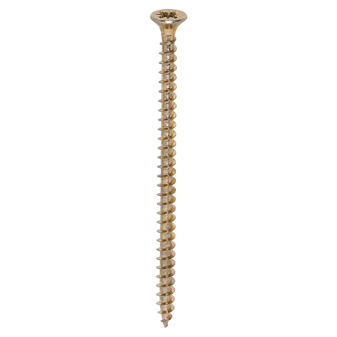 Solo Chippy Pozi Countersunk Wood Screws - 4.0 x 70mm - Yellow Zinc - Pack of 200 - view 3