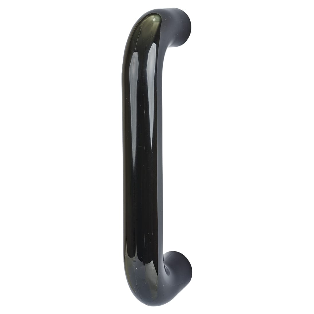 Ebony Black Nylon D-Bar Door Pull Handle - Bolt Fix - 220mm c/c - view 2