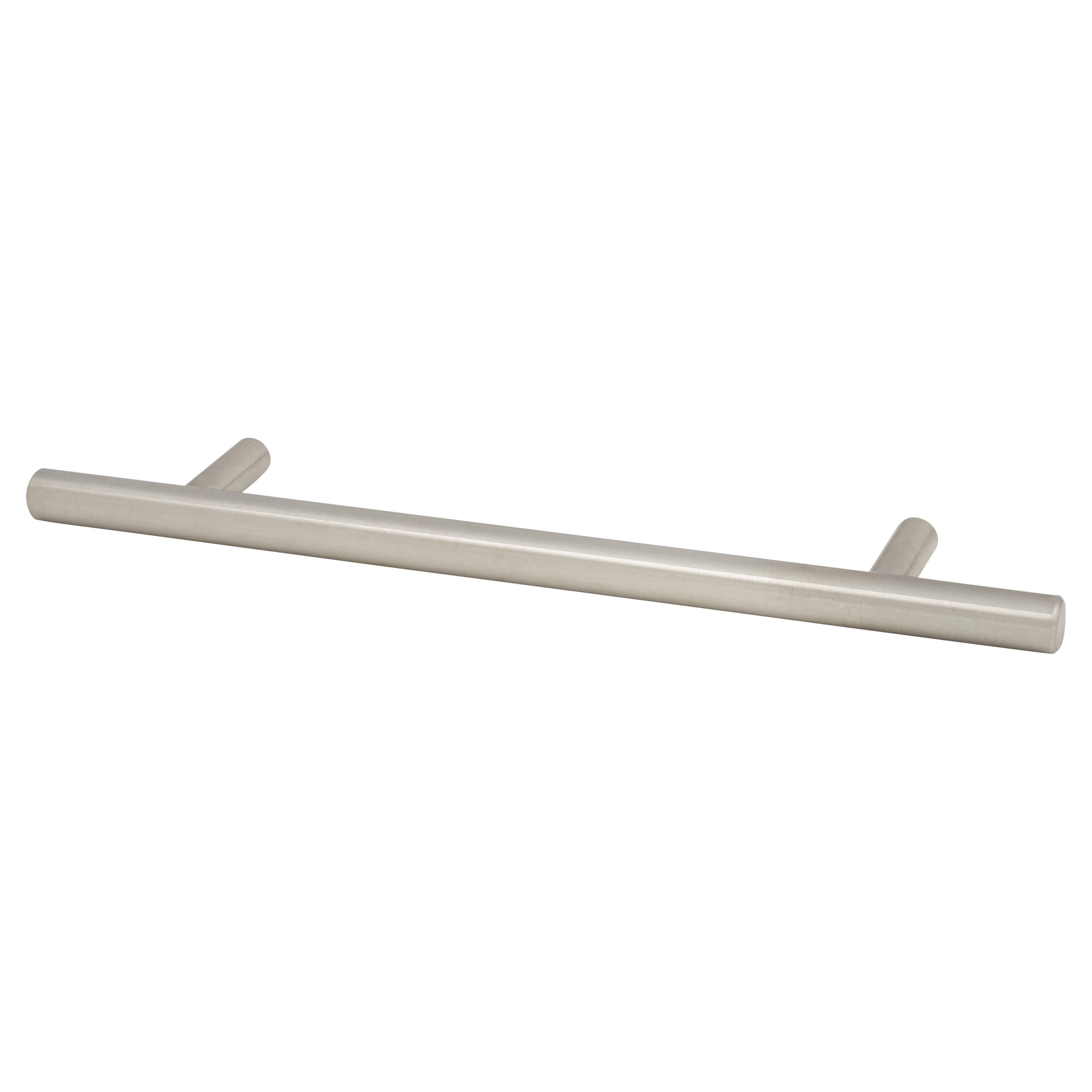 10mm T-Bar Cabinet Pull Handle - 128mm Centres - Satin Stainless Steel - view 2