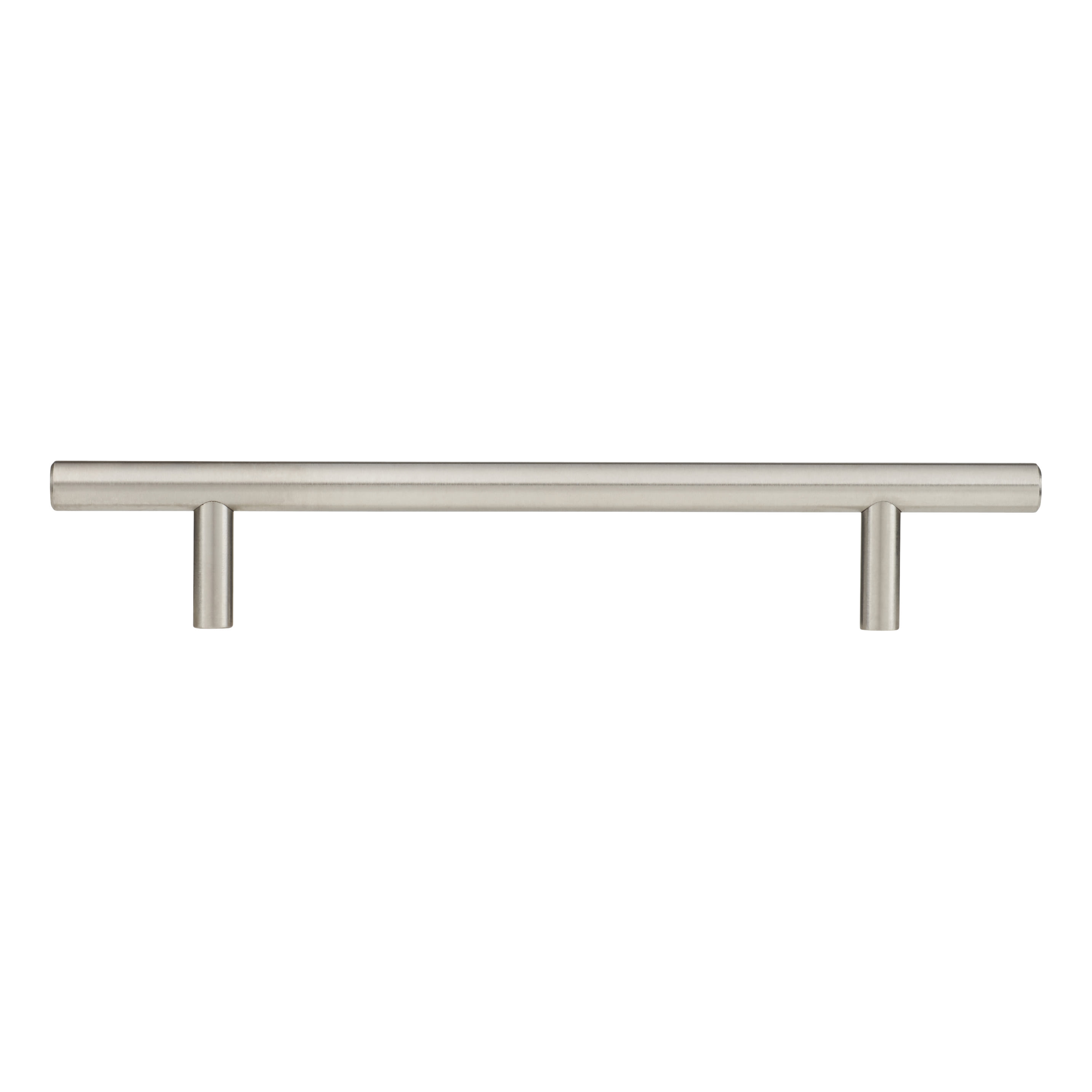 10mm T-Bar Cabinet Pull Handle - 128mm Centres - Satin Stainless Steel - view 3