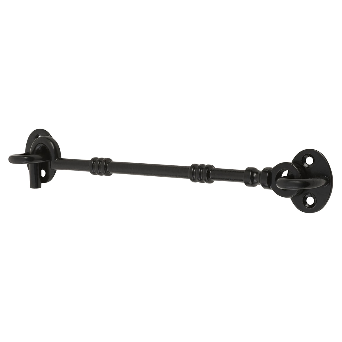 Cabin Hook & Eye - 200mm Length - Black Galvanised - view 2
