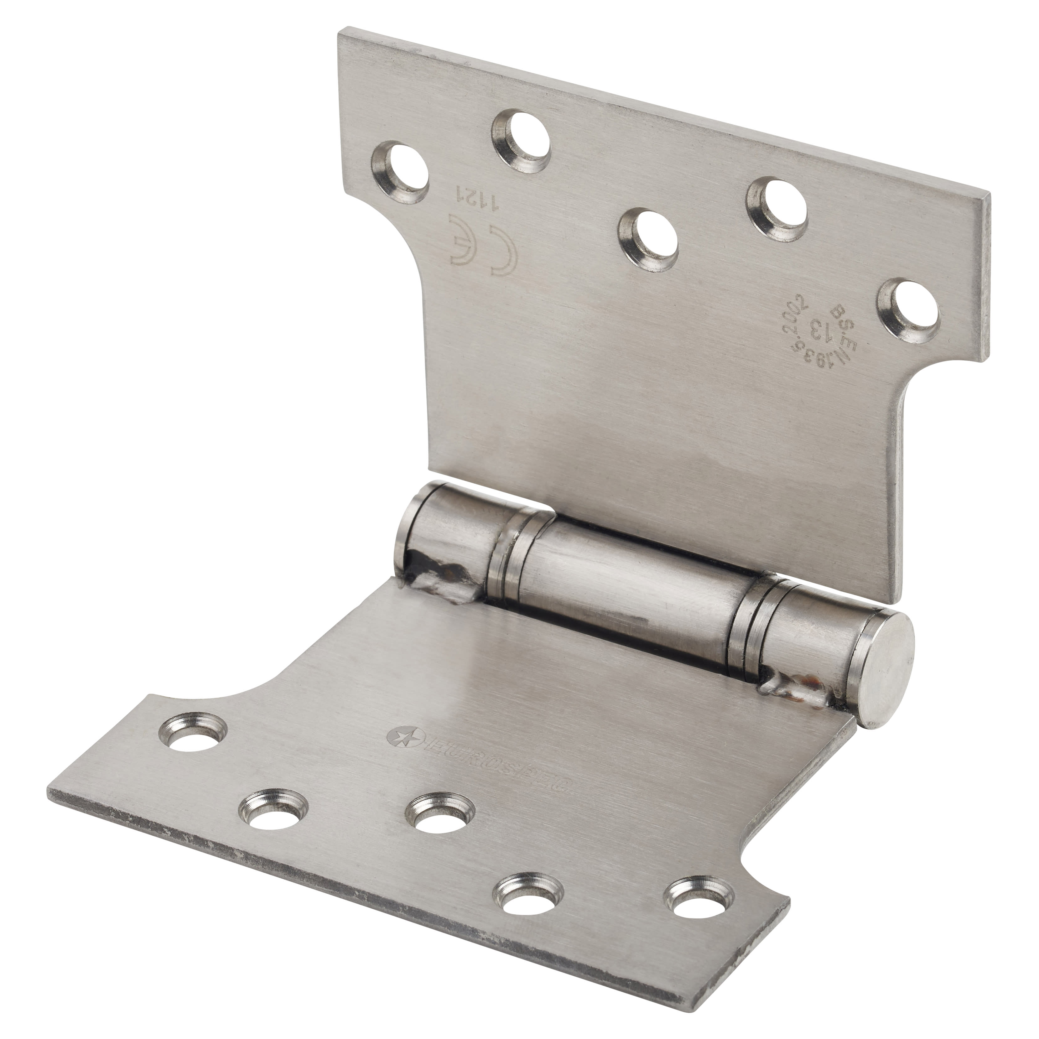 Max Parliament Hinge - 102 x 100 x 152 x 3.5mm - Satin Stainless Steel - Pair - view 3