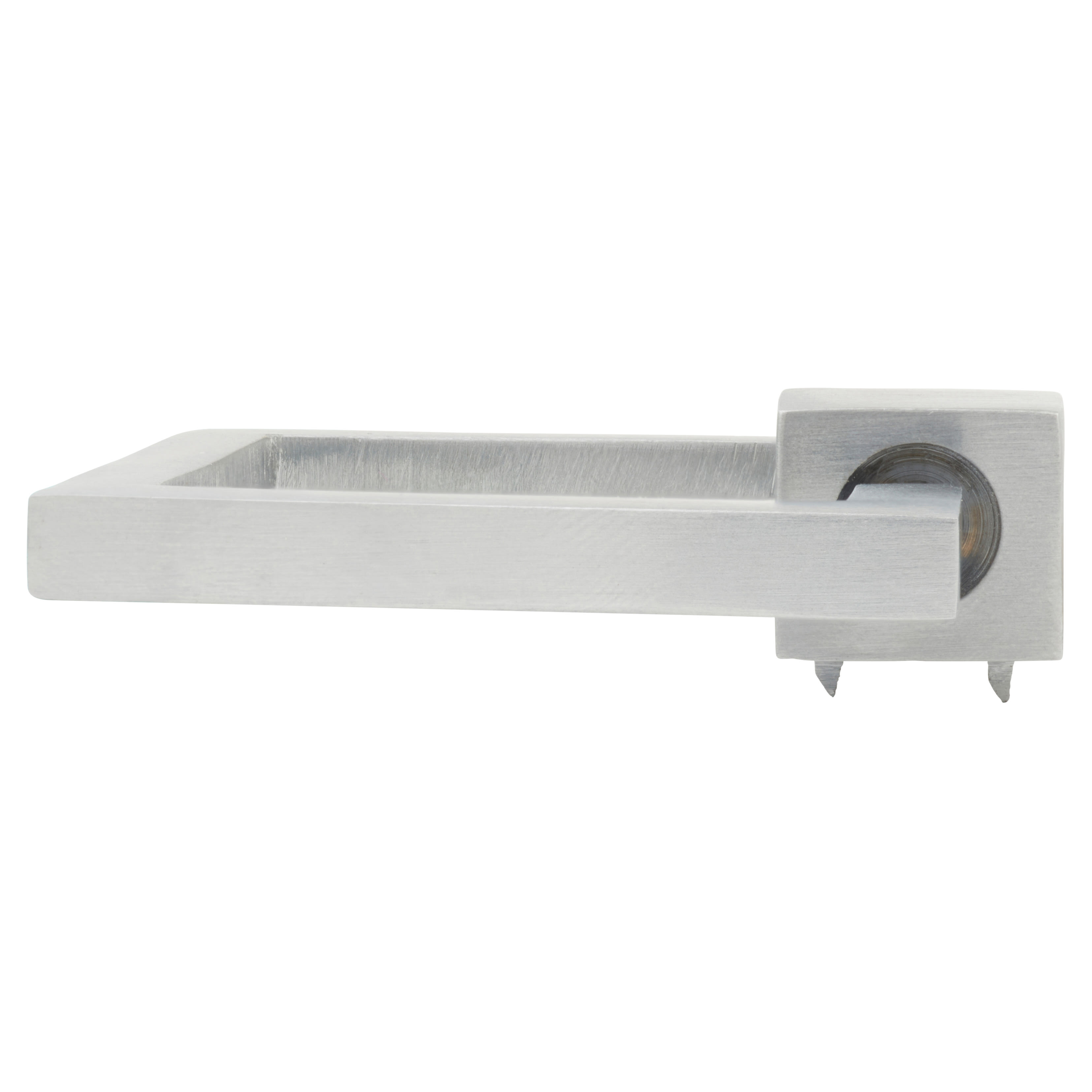 Marcus Square Ring Cabinet Drop Handle - 50 x 55mm - Satin Chrome - view 2