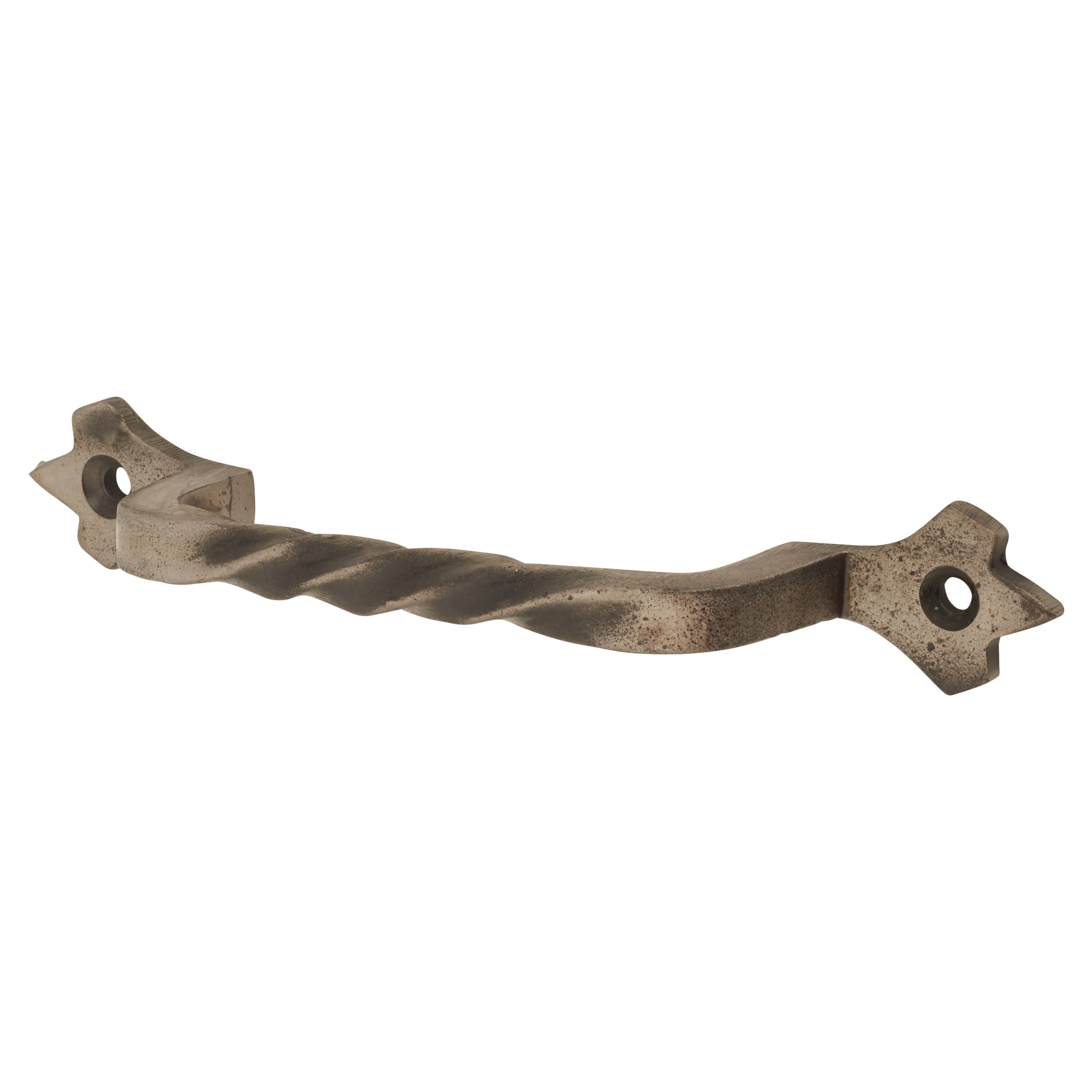 7mm Twisted D-Bar Cabinet Pull Handle - 120mm Centres - Pewter Effect - view 2