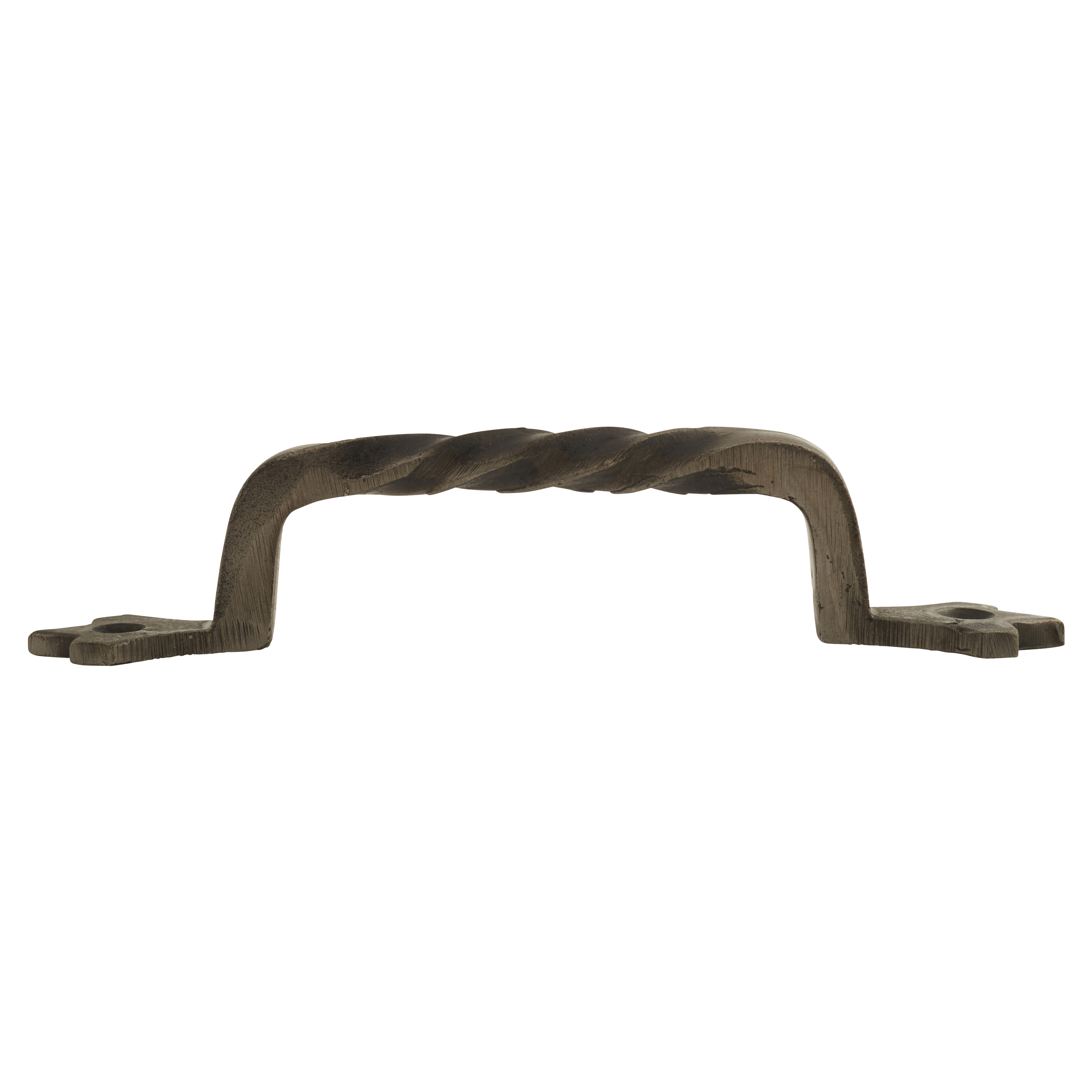 7mm Twisted D-Bar Cabinet Pull Handle - 120mm Centres - Pewter Effect - view 3