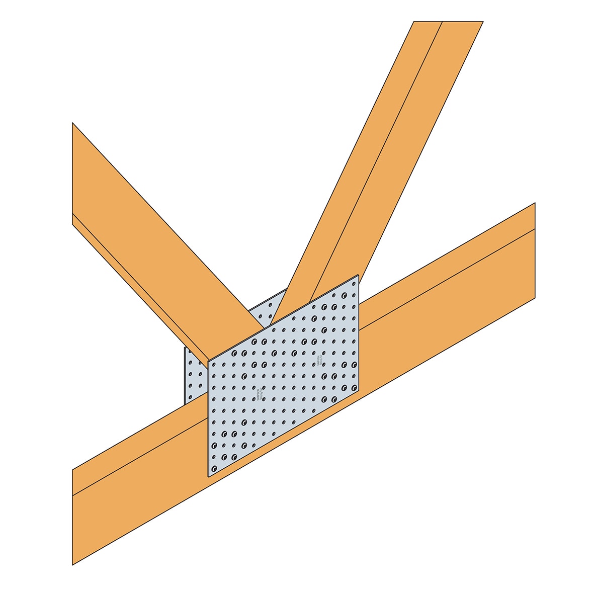 Nail Plate - 140 x 80mm - view 3