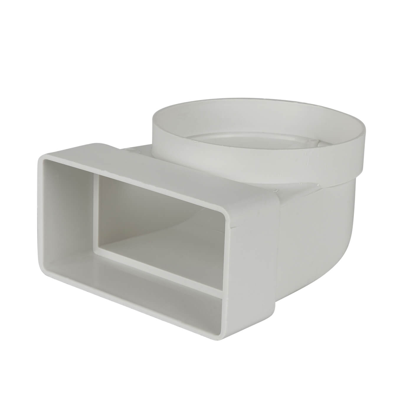 90° Elbow Connector - 110 x 54mm - White - view 2