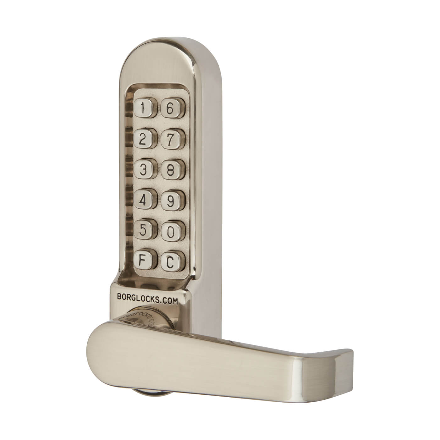 Borg BL5400 Push Button Code Lock - No Free Passage - Stainless Steel - view 3