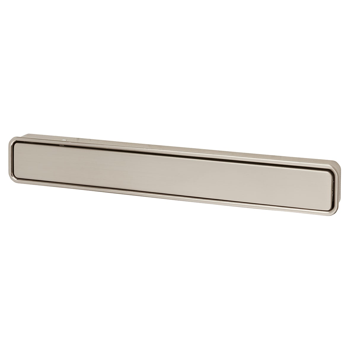 Frome Rectangular Flush Cabinet Pull Handle - 164 x 24mm - Satin Nickel - view 4