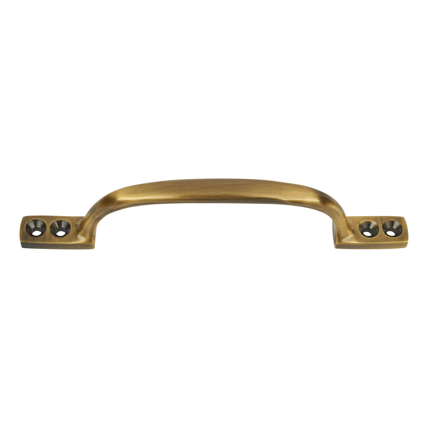 Marcus Large Sash Window Pull Handle - 152mm Length - Antique Brass - view 2