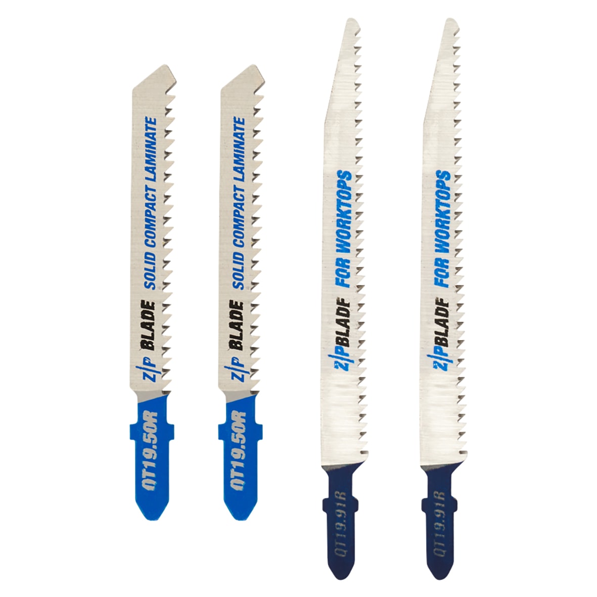 Zipblade Combi Jigsaw Blade Pack - Suits upto 12.7mm & 16-50mm Thick Worktops - Pack of 5 - view 2