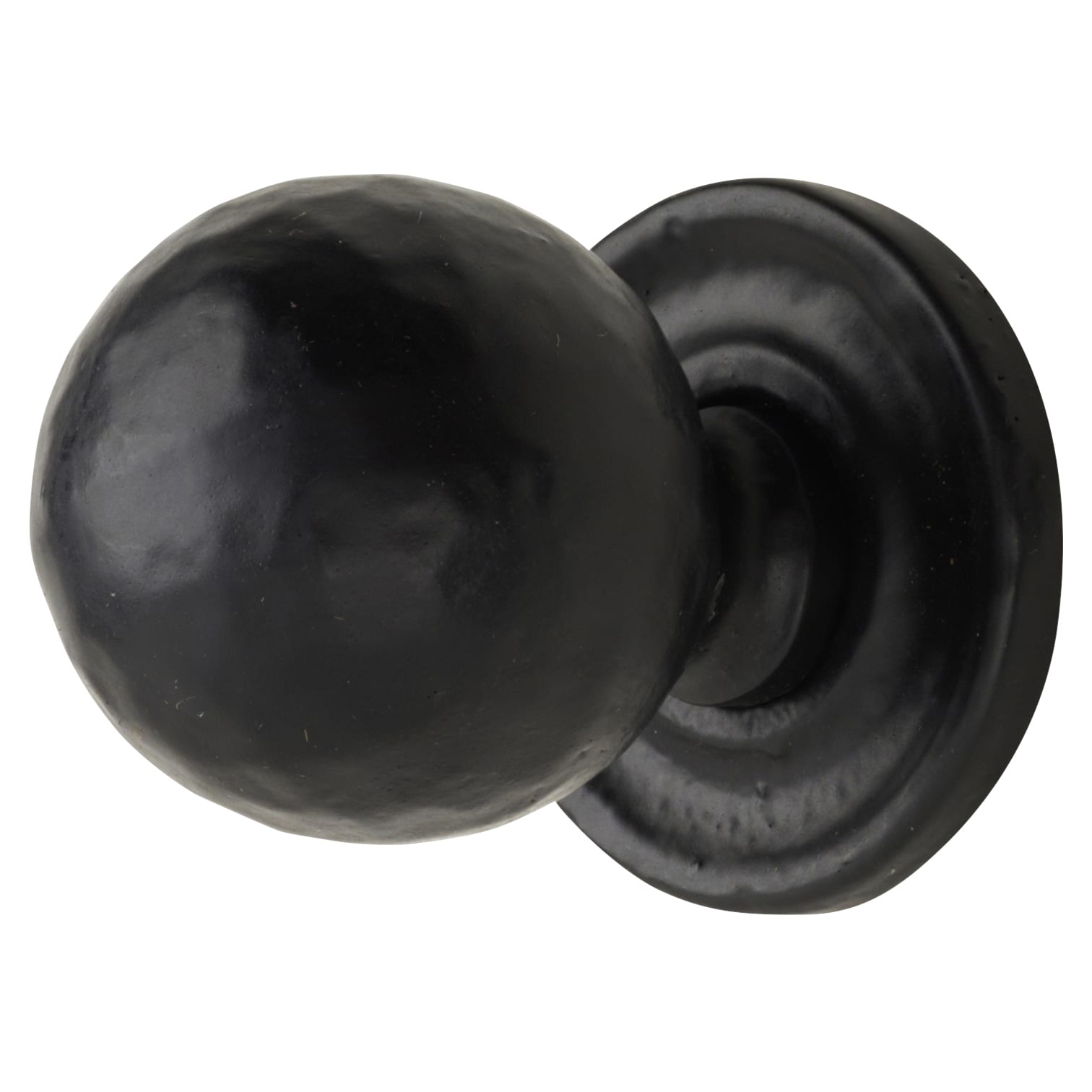Ball Cabinet Knob - 32mm Diameter - Antique Black Iron - view 2