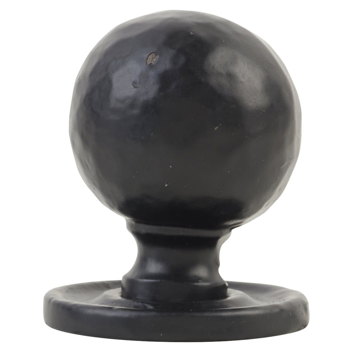 Ball Cabinet Knob - 32mm Diameter - Antique Black Iron - view 3