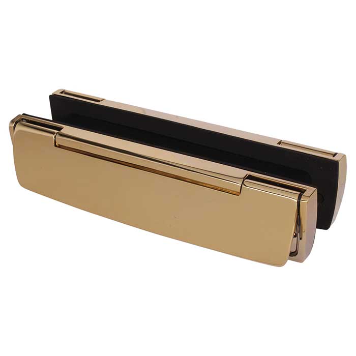 AR708A Letter Plate - 310 x 76mm - Polished Brass - view 2