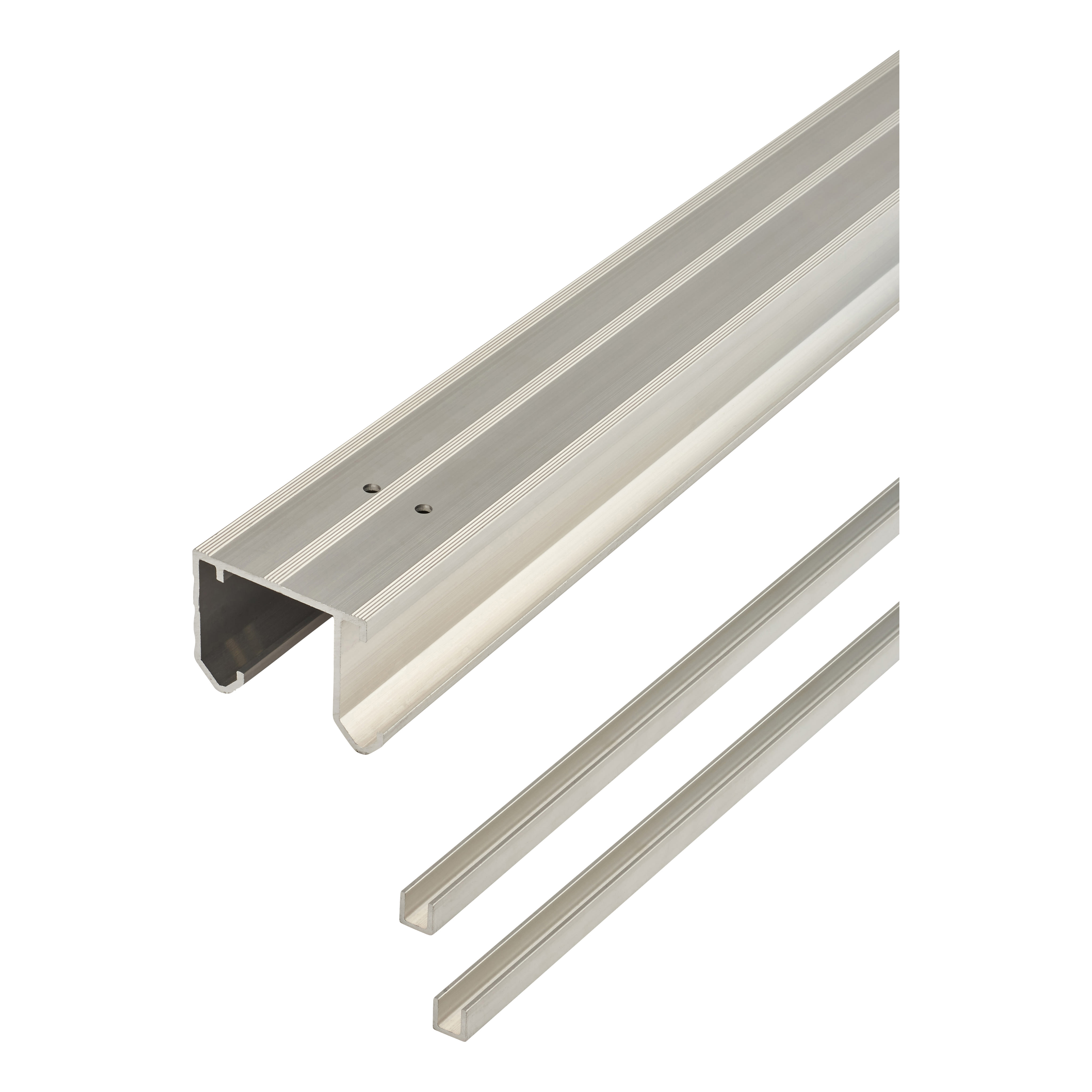 Double Wardrobe Top Sliding Door Track and Channel Pack - 3000mm Track - 45kg Max Door Weight - view 3