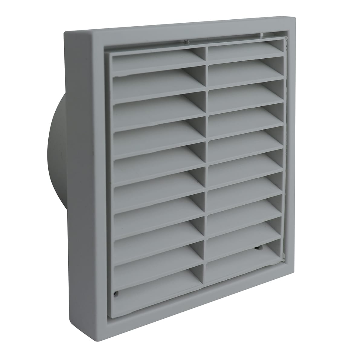 Wall Grille Fixed Shutter - 4"/100mm - Grey - view 2