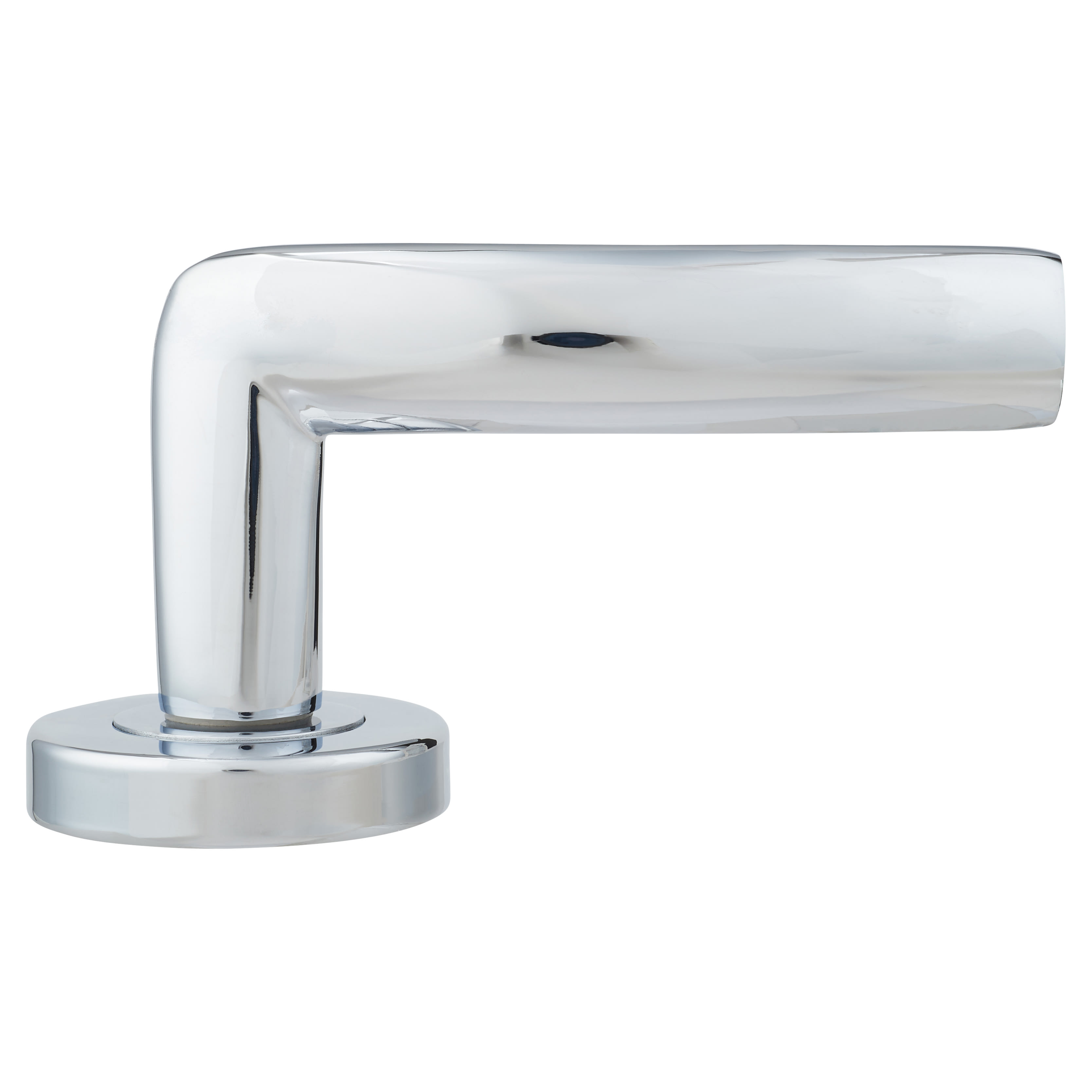Marcus Polished Chrome Latch Door Handles on Rose Pack - Centaur Range - view 5