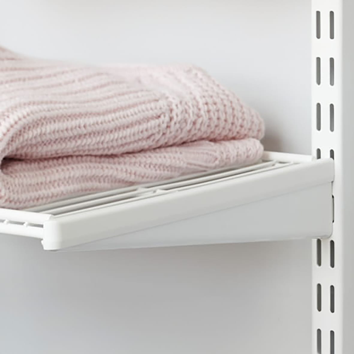 Top Track System - Click In Bracket Cover - 420mm Length - Right - White - view 2