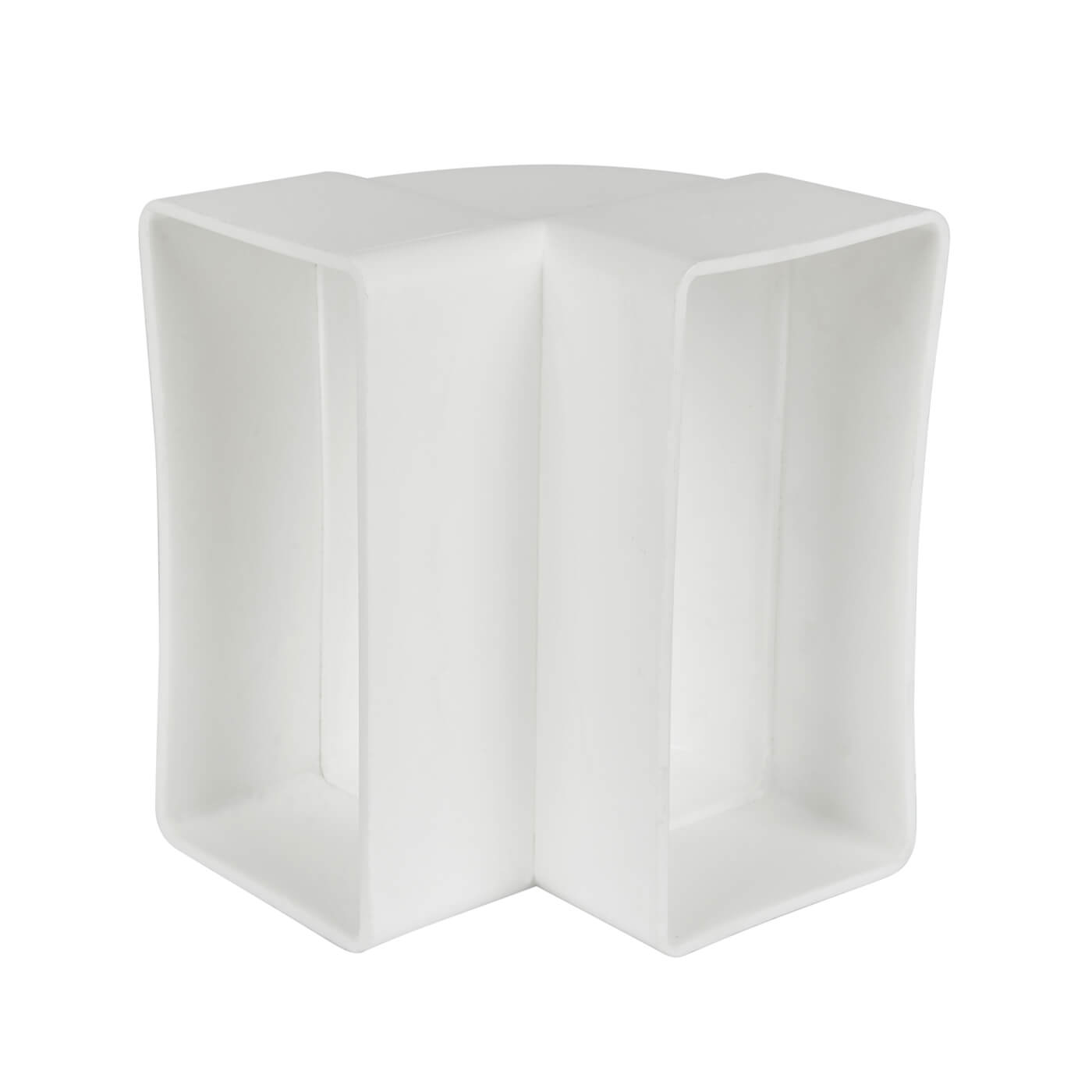 90° Vertical Bend - 110 x 54mm - White - view 2