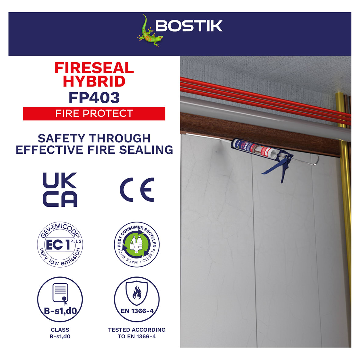 Pro Fireseal Hybrid Sealant - 290ml - White - view 4