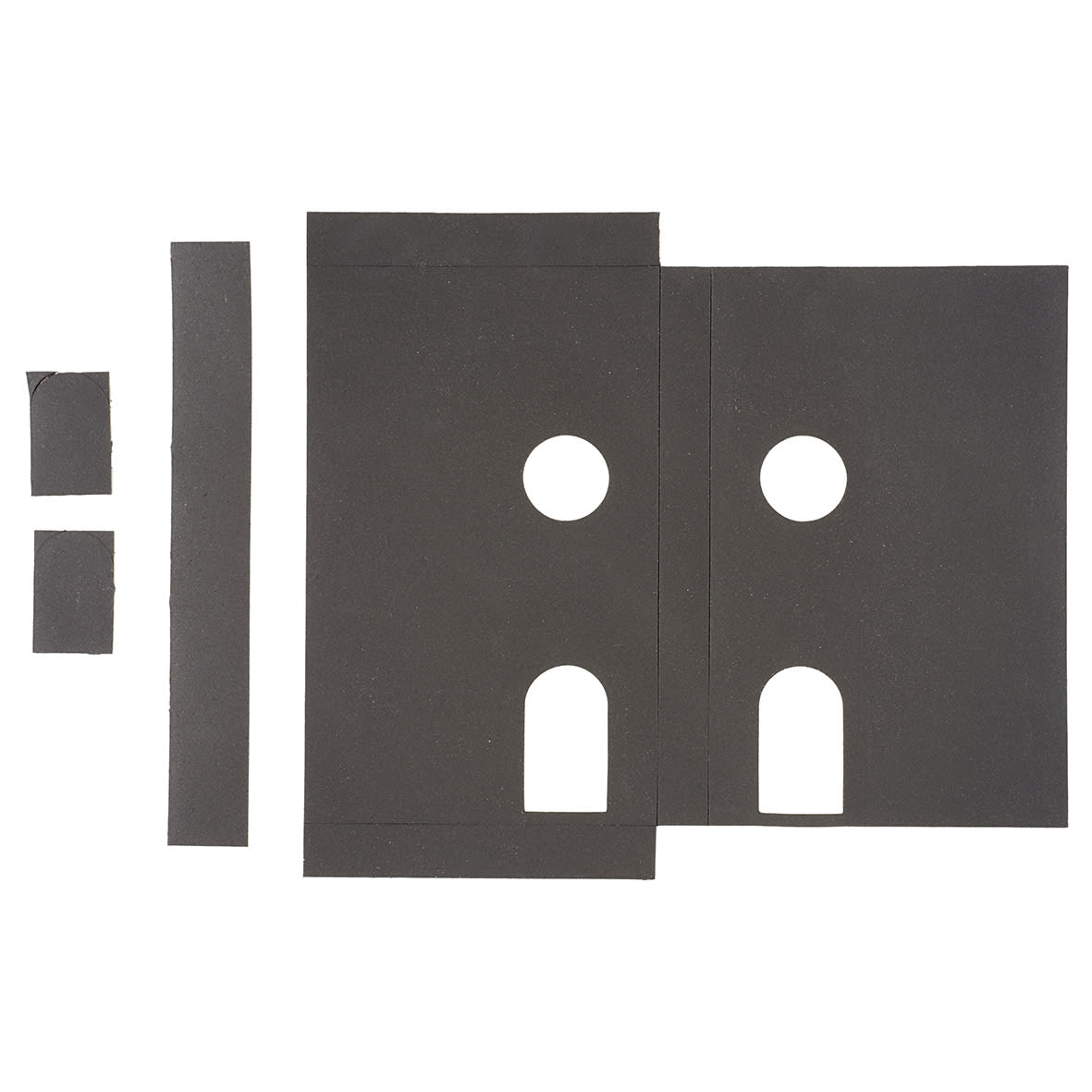 Cabinet Cup Handle - 70mm Centres - Black - view 9