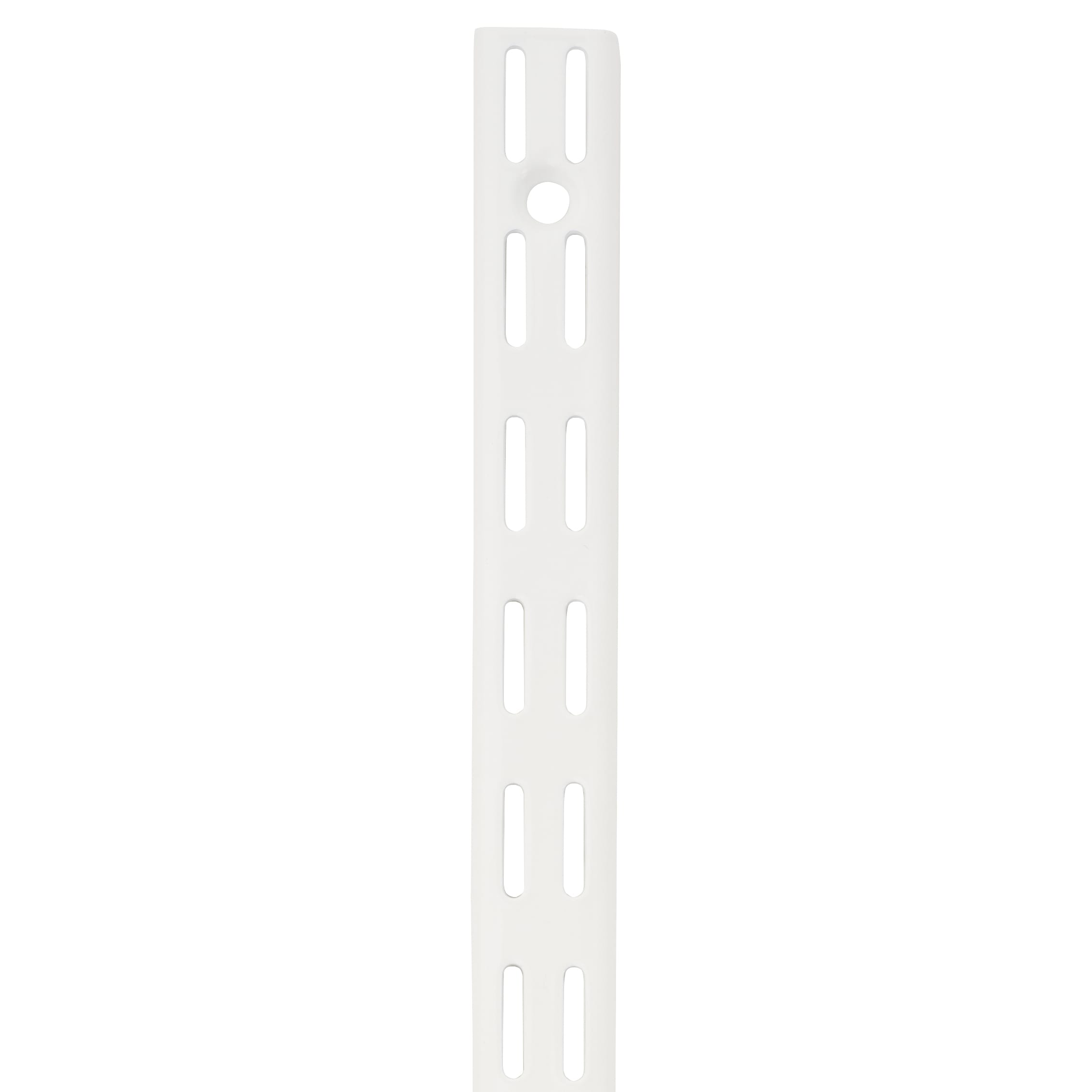 Twin Slot Shelving System - Shelf Wall Upright - 700mm Length - White - view 2