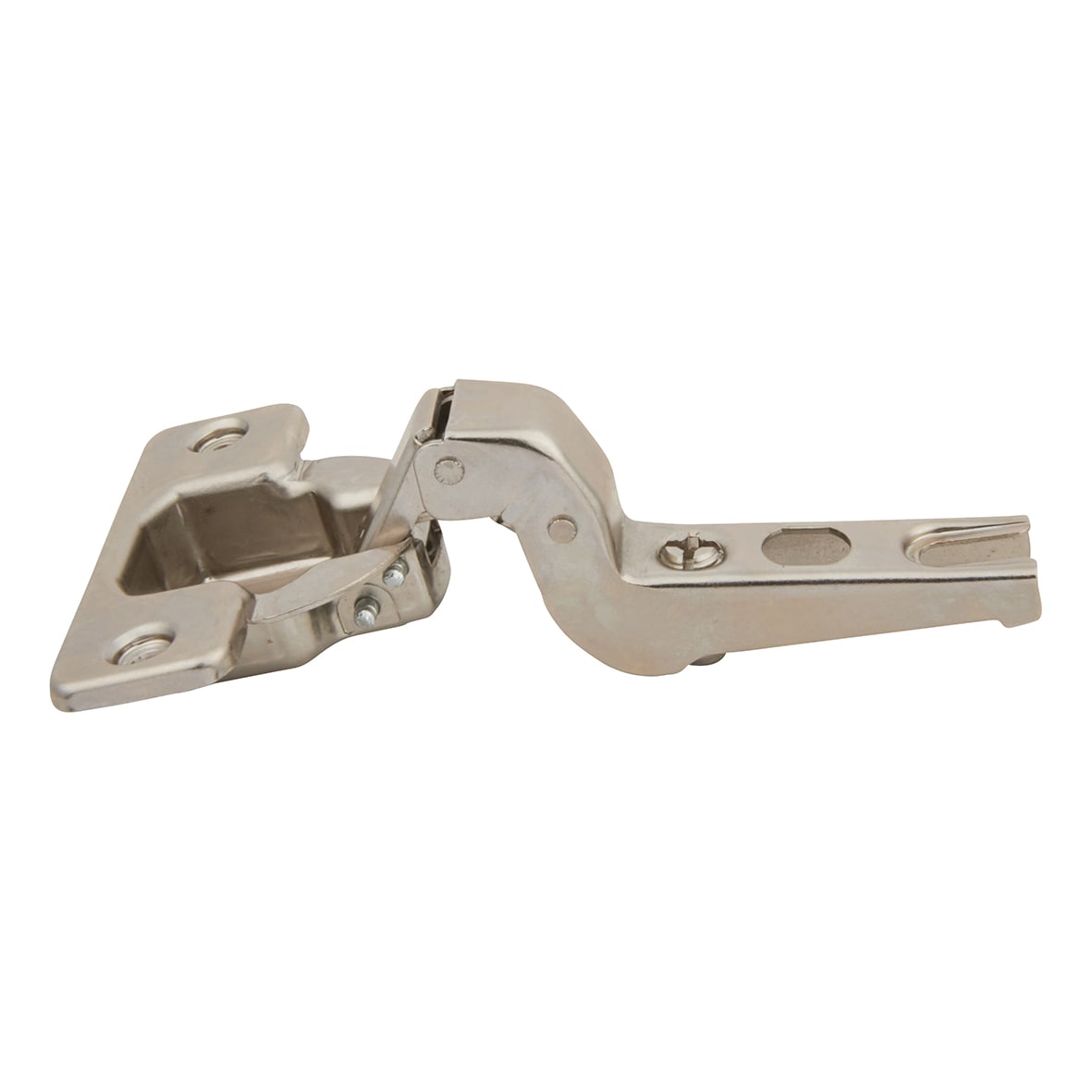 Slide On MODUL Cabinet Hinge Pack - 100° - Sprung - Inset - Zinc Plated - Pair - view 3
