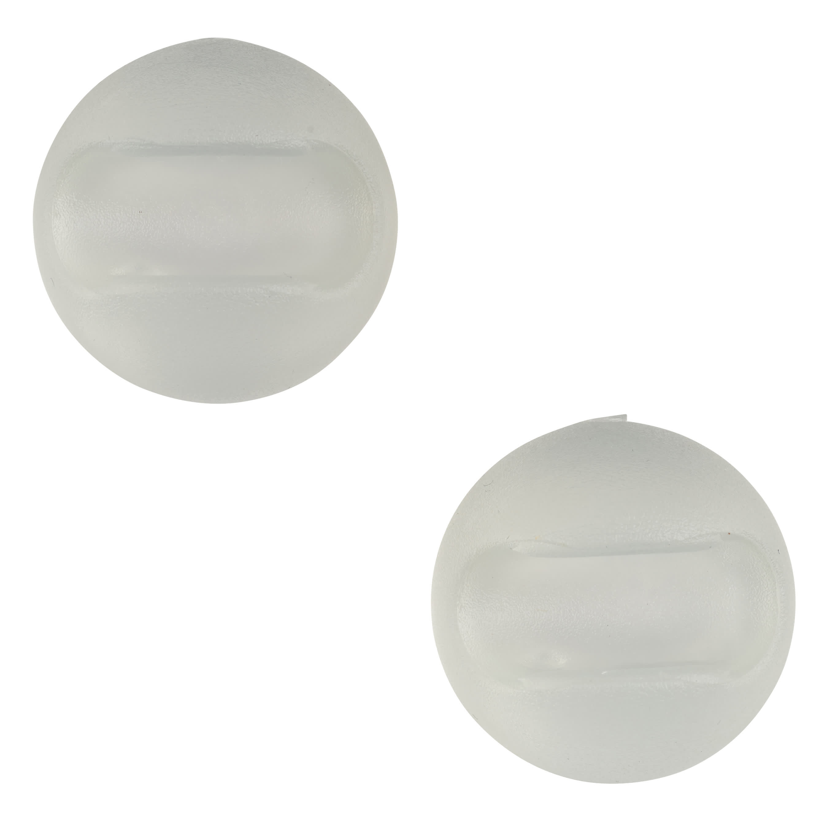Hairpin Leg Floor Protectors - 30mm Diameter - Clear - Pair - view 2