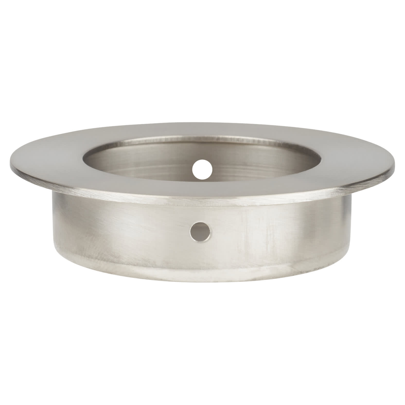 Circular Flush Cabinet Pull Handle - 65mm Diameter - Satin Stainless Steel - view 3