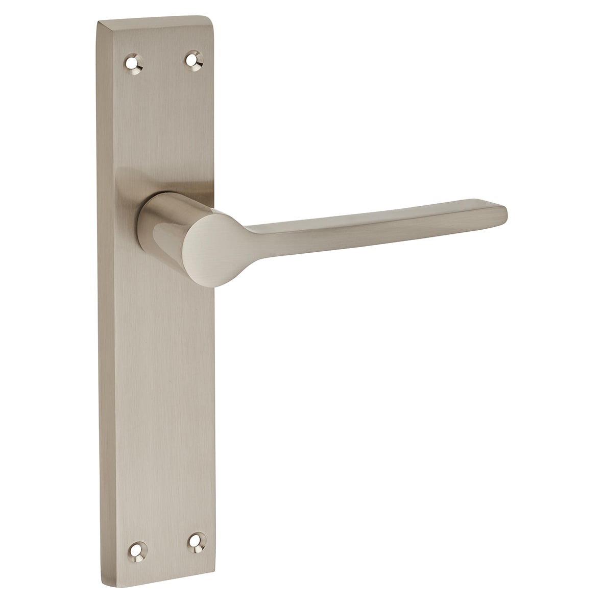 Fire-Rated Bolt Through Bathroom Lock - 65mm Case - 45mm Backset - Radius - Matt Black - view 3