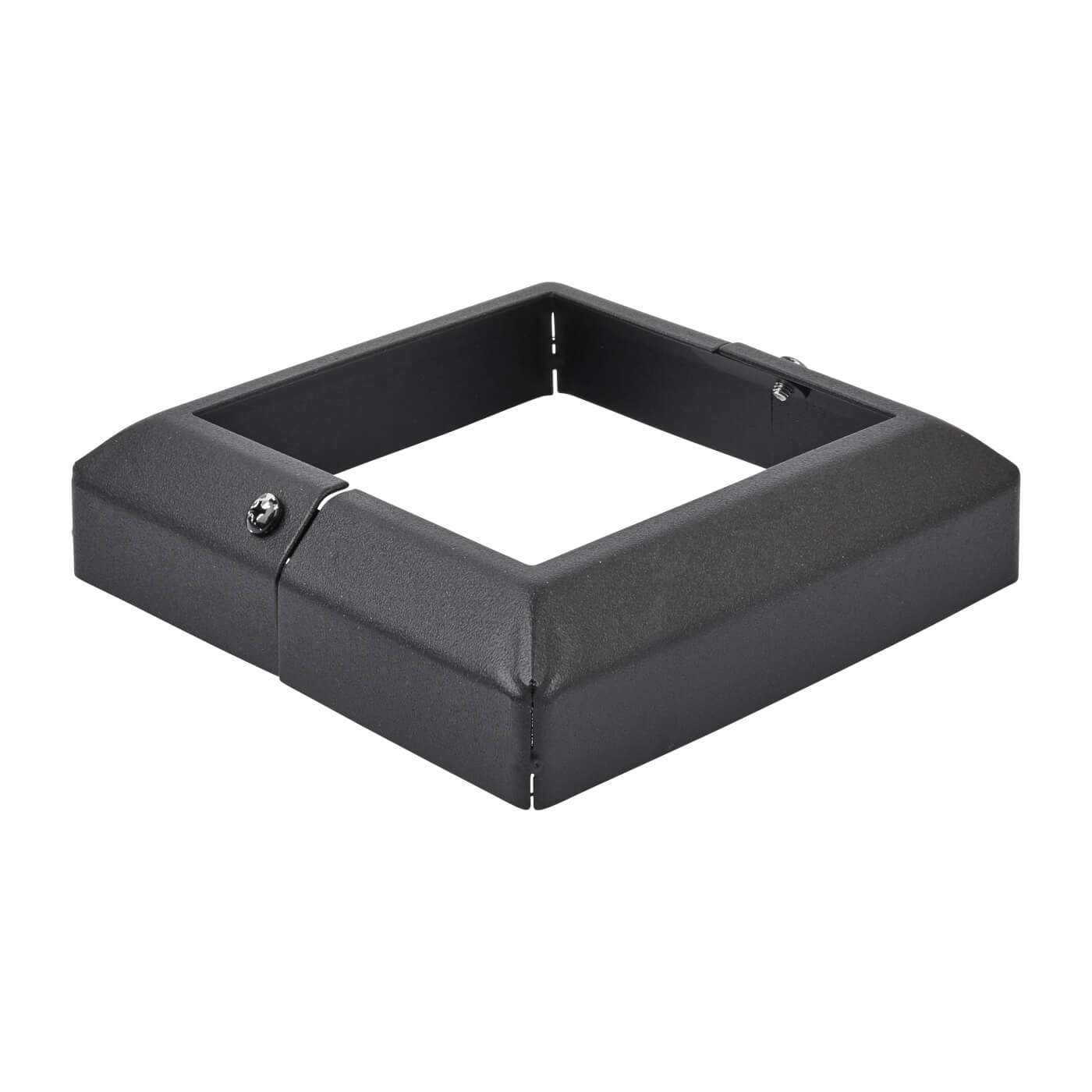 Metal Base Plate Cover - 96 x 96mm - Premium Black Galvanised - view 2