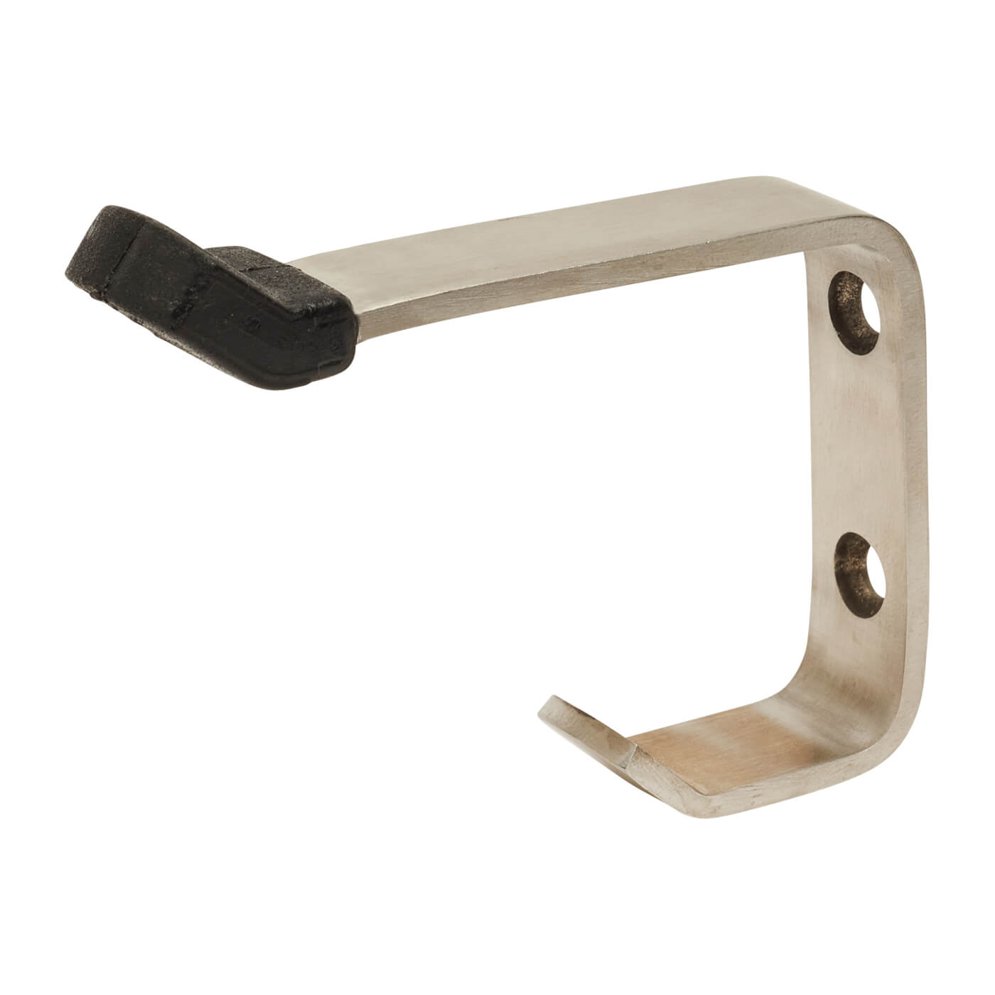 Heavy Duty Hat and Coat Hook with Buffer - 65 x 16 x 75mm - Satin Stainless Steel - view 2