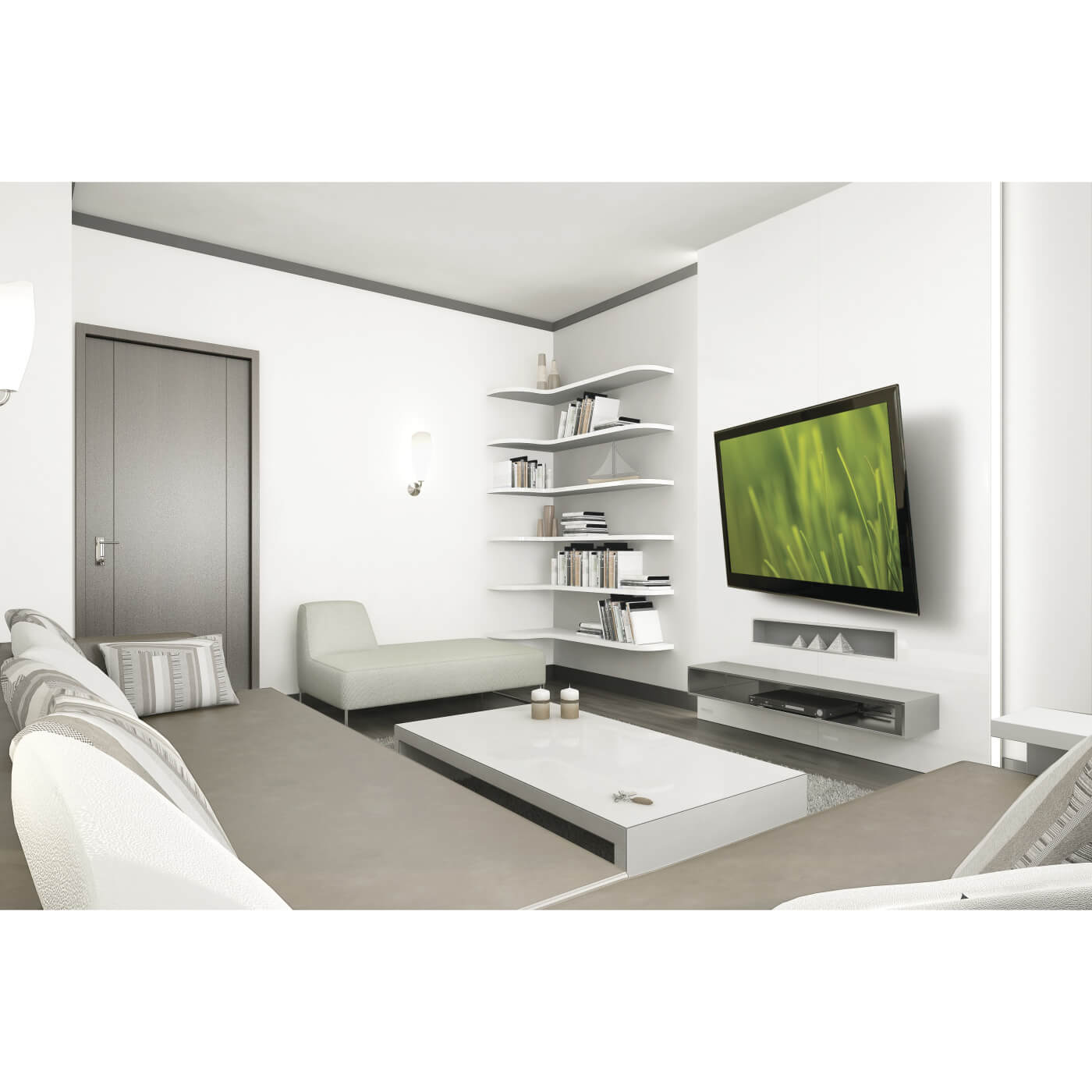 Wall Mount TV Bracket for 10-39" TVs - Full Motion Dual-Arm - view 3