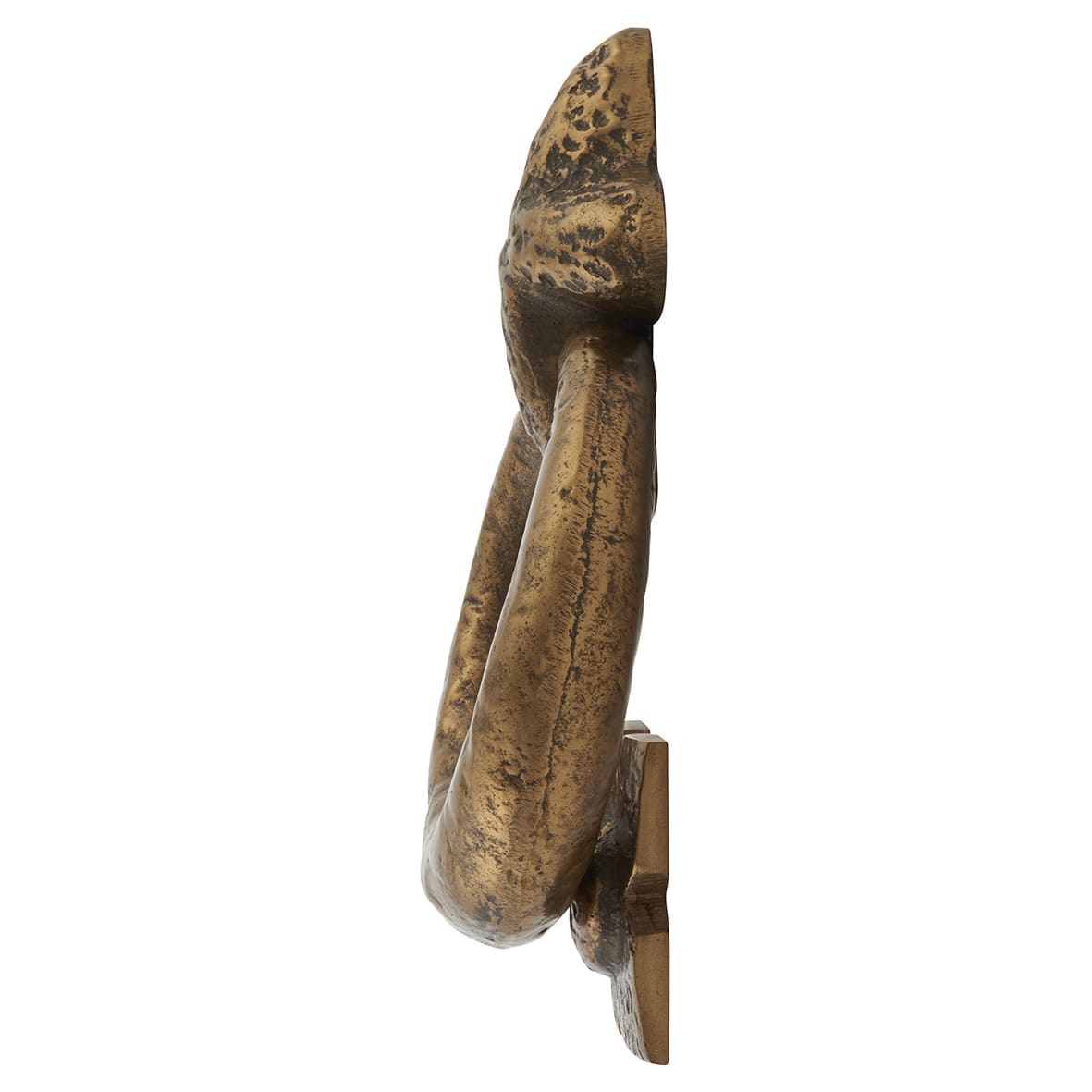 Ring Door Knocker - Antique Bronze - 130 x 95mm - view 4