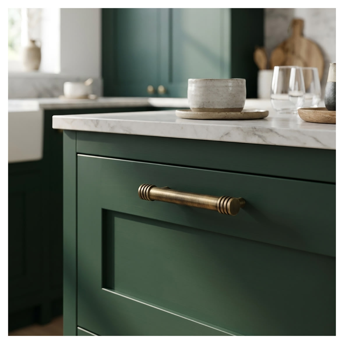 Hoxton Sturt 15mm T-Bar Cabinet Pull Handle - 96mm Centres - Antique Brass - view 3