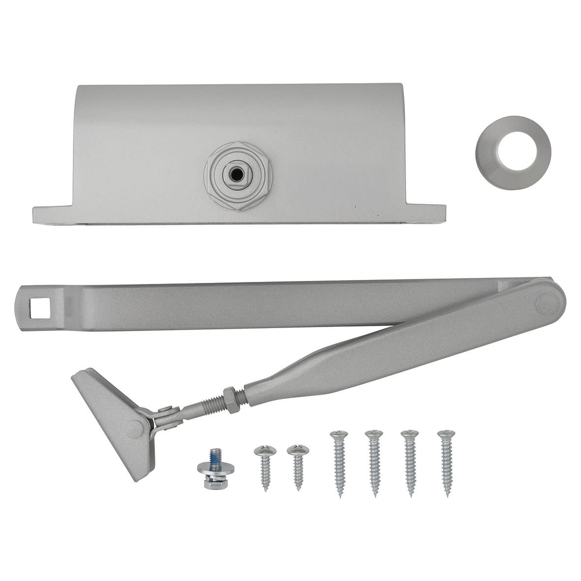 Light Duty Overhead Fire Door Closer - Power Size 3 - Push/Pull Mounting - Silver - view 4