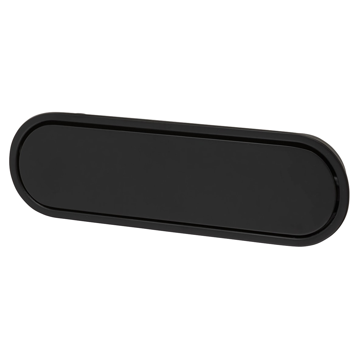Eccles Oval Flush Cabinet Pull Handle - 150 x 47mm - Matt Black - view 2