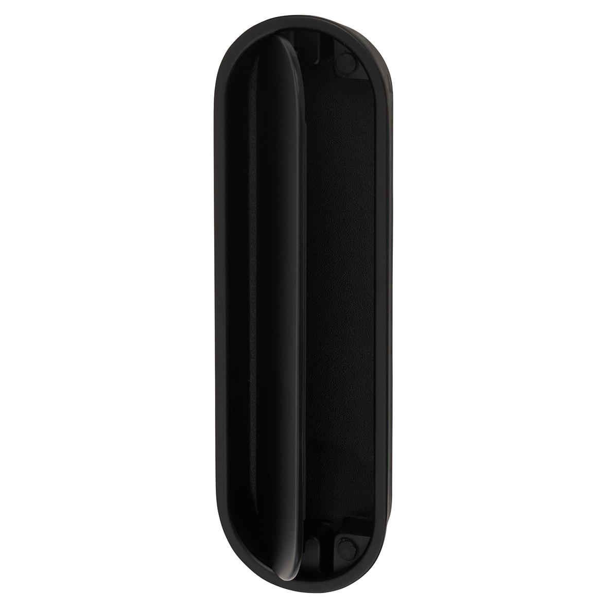Eccles Oval Flush Cabinet Pull Handle - 150 x 47mm - Matt Black - view 3