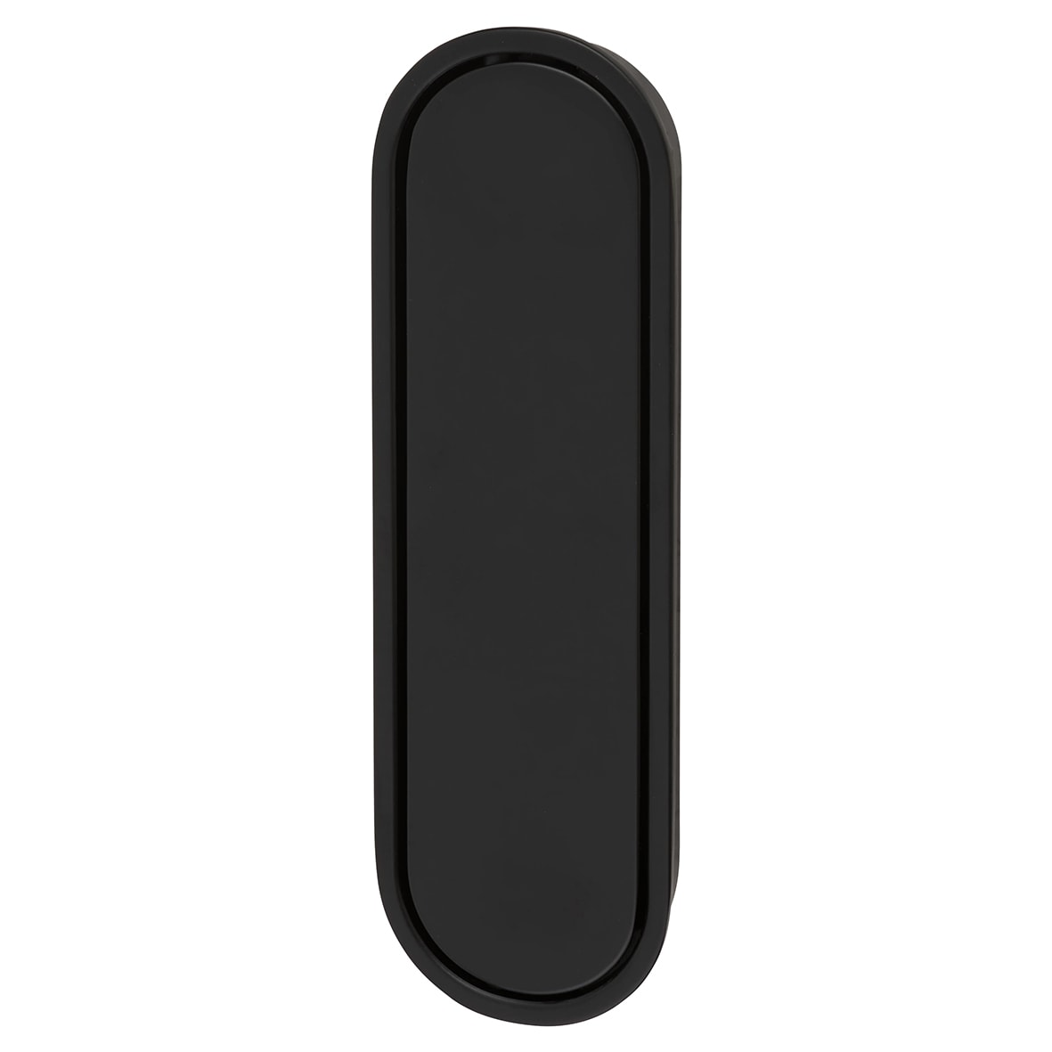 Eccles Oval Flush Cabinet Pull Handle - 150 x 47mm - Matt Black - view 4