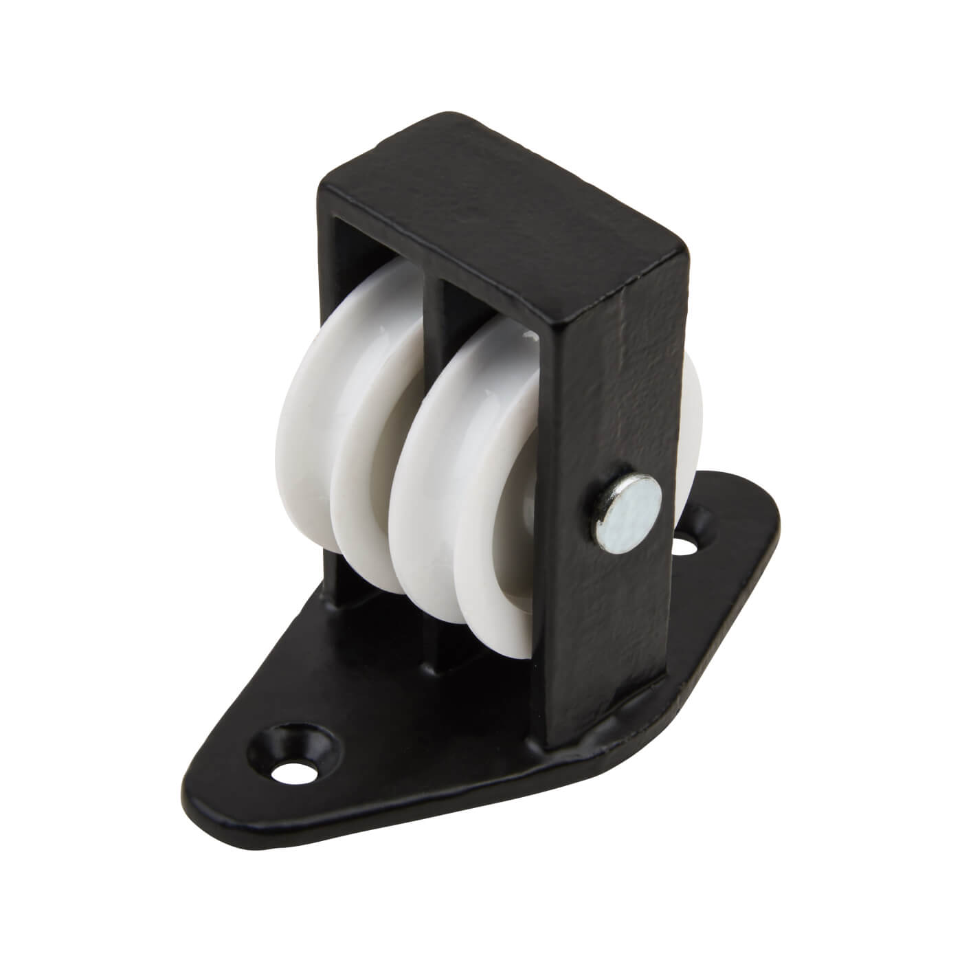 Line Pulley - Double Upright - 83 x 43mm - Black - view 2