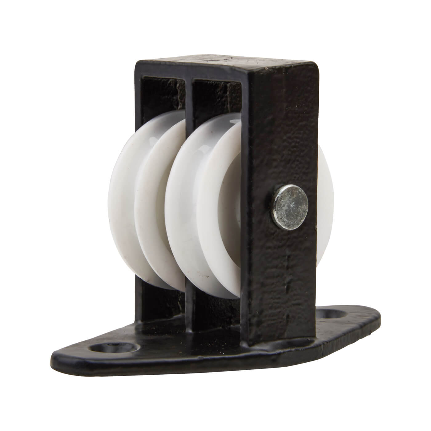 Line Pulley - Double Upright - 83 x 43mm - Black - view 3