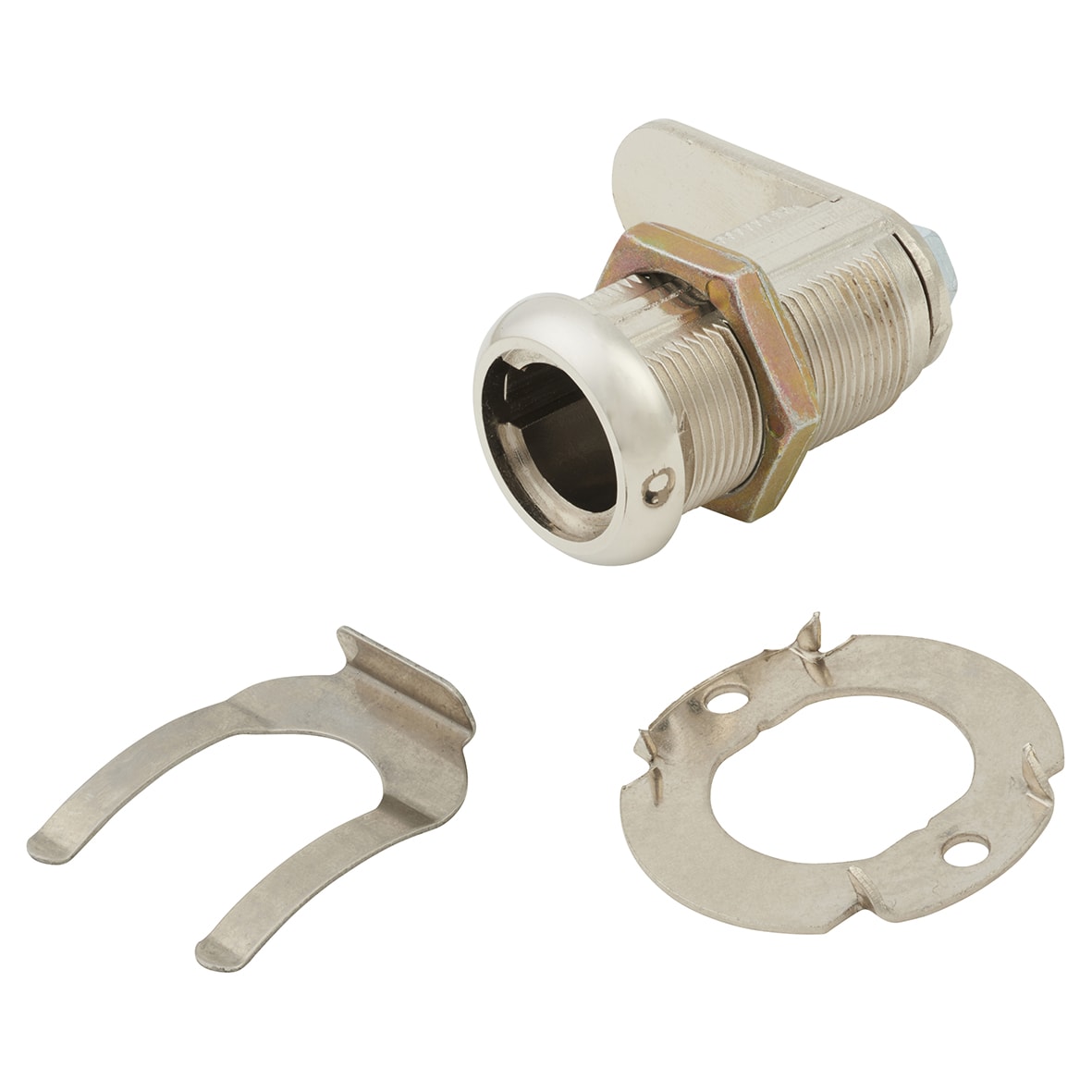 Cam Lock - 180° Lock - Housing Only - 15mm Door Thickness - Polished Chrome - view 2