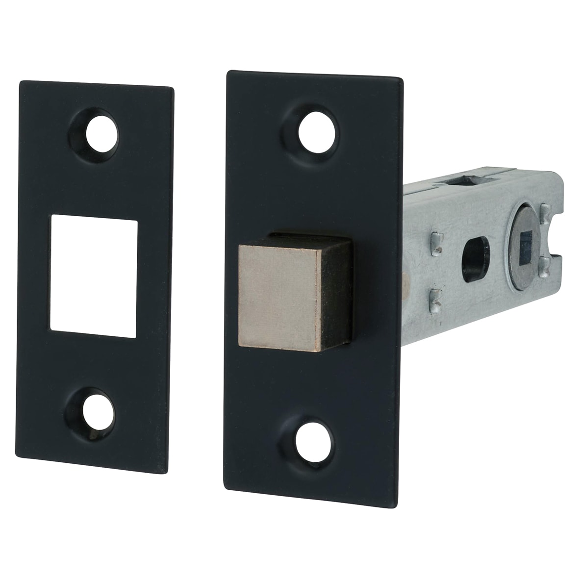 Brass Bathroom Turn & Release & Deadbolt Ultimate Kit - Matt Black - view 5