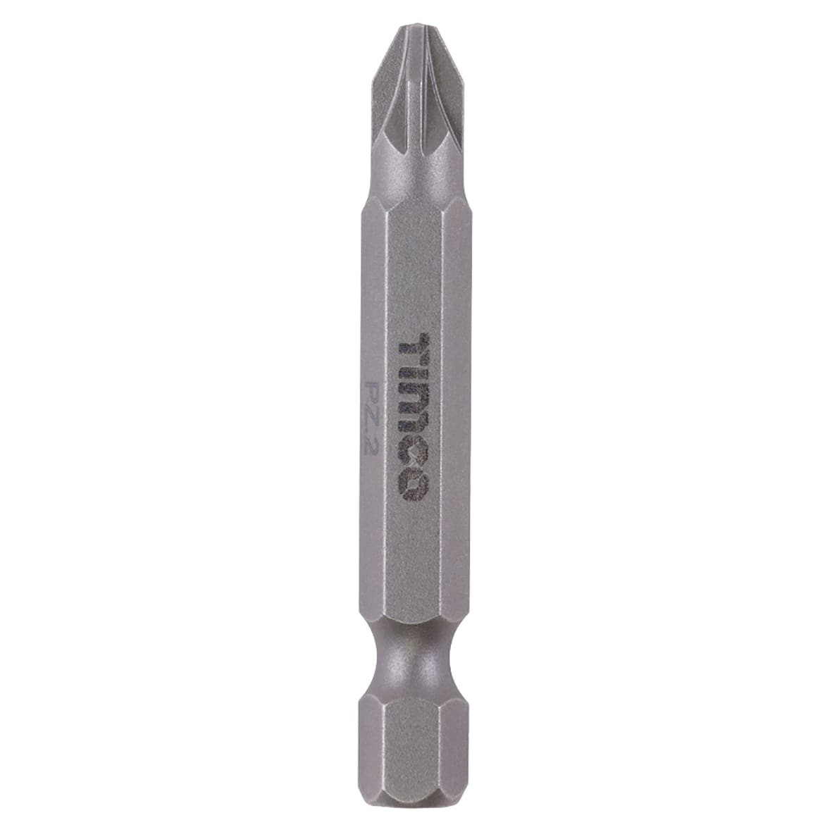 Steel Driver Bits - Pozi - - 50mm Length - Pack of 5 - view 2