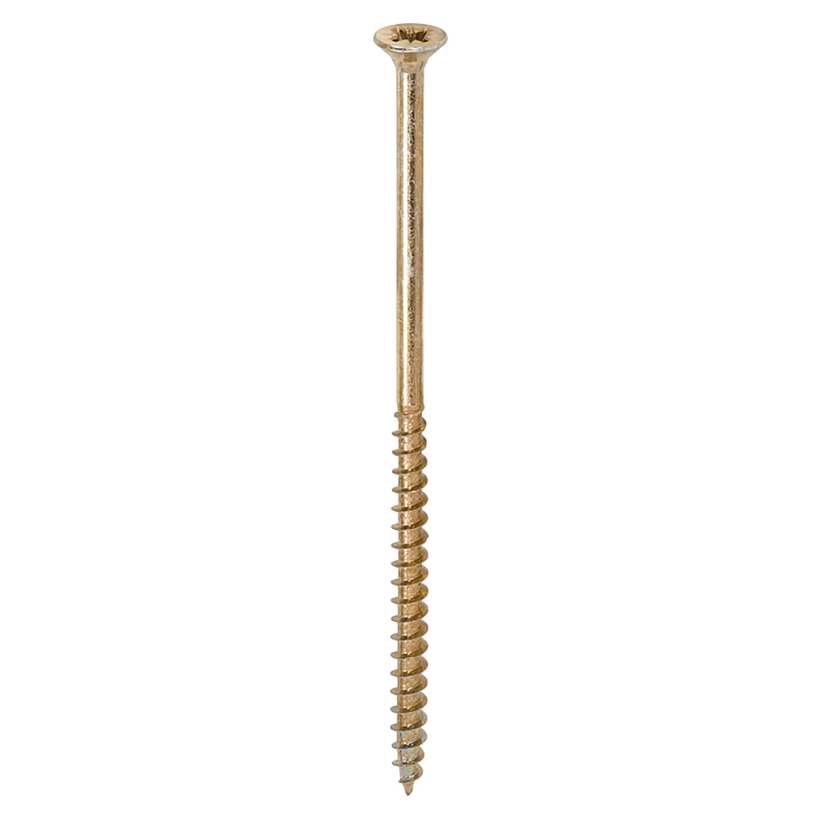 Solo Chippy Pozi Countersunk Wood Screws - 6.0 x 150mm - Yellow Zinc - Pack of 100 - view 2